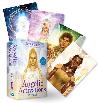 Angelic Activations Oracle: A 44-Card Deck and Guidebook by Kyle Gray (Author), Jessica Tumminello (Illustrator)