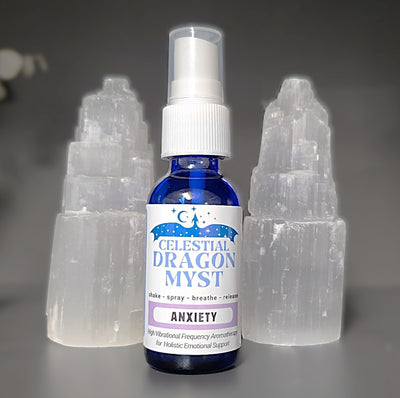 Release ANXIETY Celestial Dragons Myst Aromatherapy Spray (Holistic Emotional Wellness) - Organic