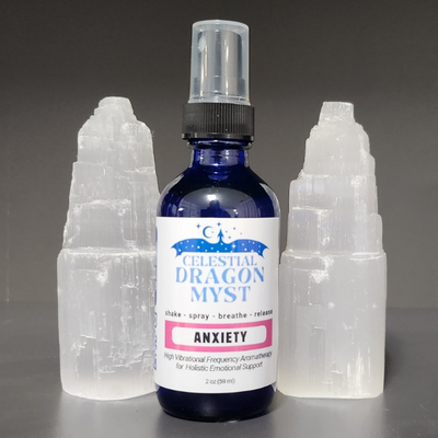 Release ANXIETY Celestial Dragons Myst Aromatherapy Spray (Holistic Emotional Wellness) - Organic