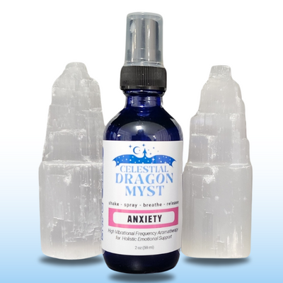 Release ANXIETY Celestial Dragons Myst Aromatherapy Spray (Holistic Emotional Wellness) - Organic