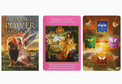 Archangel Power Tarot Cards by Radleigh Valentine 78 Card Deck and Guidebook