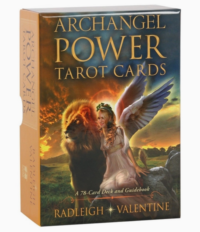 Archangel Power Tarot Cards by Radleigh Valentine 78 Card Deck and Guidebook