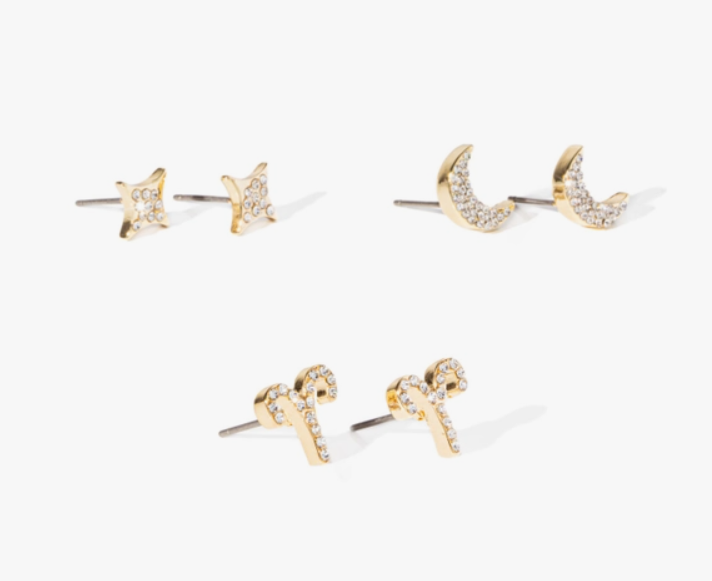 Aries Star Sign Mix & Match Post Earrings