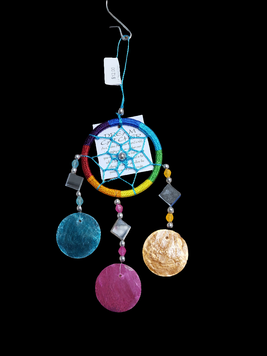 2.4" Rainbow Dream Catcher
