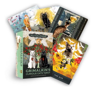 Grimalkin's Curious Cats Tarot: An 80-Card Deck and Guidebook by MJ Cullinane