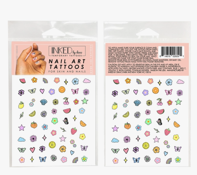 Daisy Dreams Nail Art Tattoos