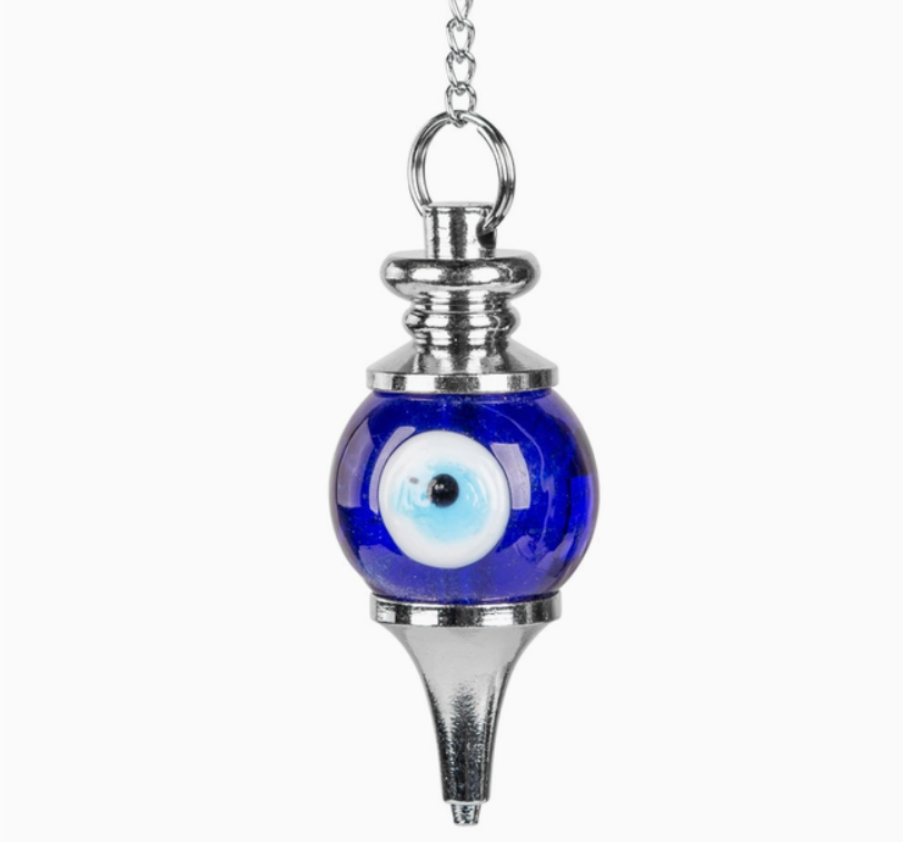 Evil Eye Pendulum w/Metal Tip