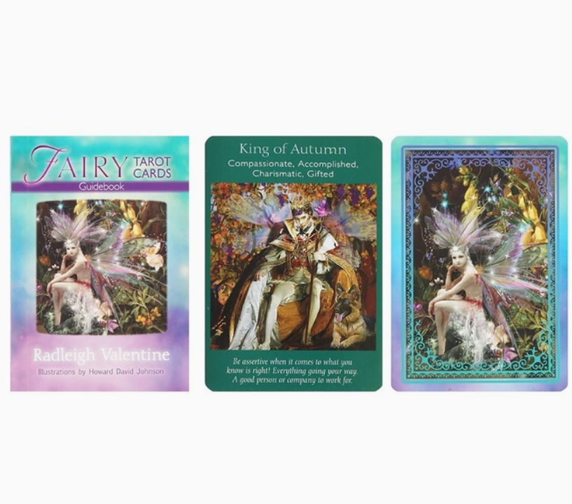 Fairy Tarot Cards by Radleigh Valentine 78 Card Deck and Guidebook