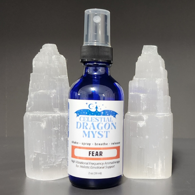 Release FEAR Organic Aromatherapy Mist (Holistic Emotional Wellness) for Clarity & Healing