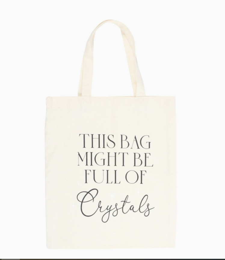 Full Of Crystals Poly/Cotton Tote Bag