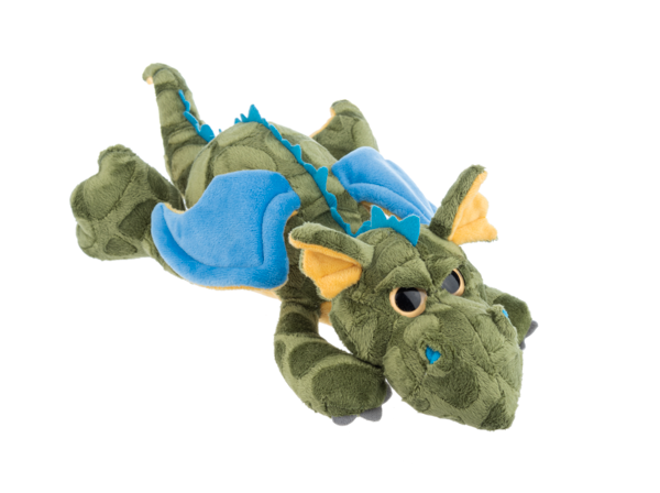 15" Green Mythical Dragon Stuffed Toy