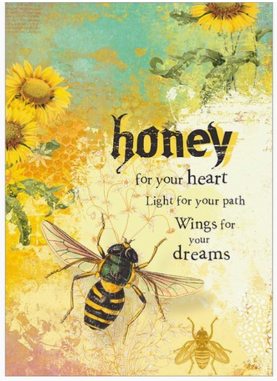 Honey For Your Heart Greeting/Birthday Card Hope your birthday is the sweetest ever! inside