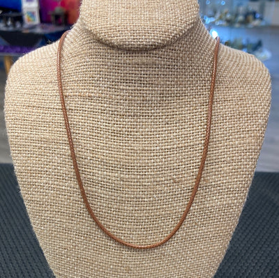 Necklace 20" Waxed Cord