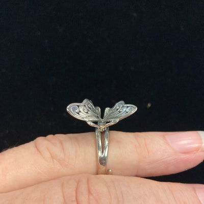 Mini Flying Butterfly Ring  Sterling Silver- AC73R