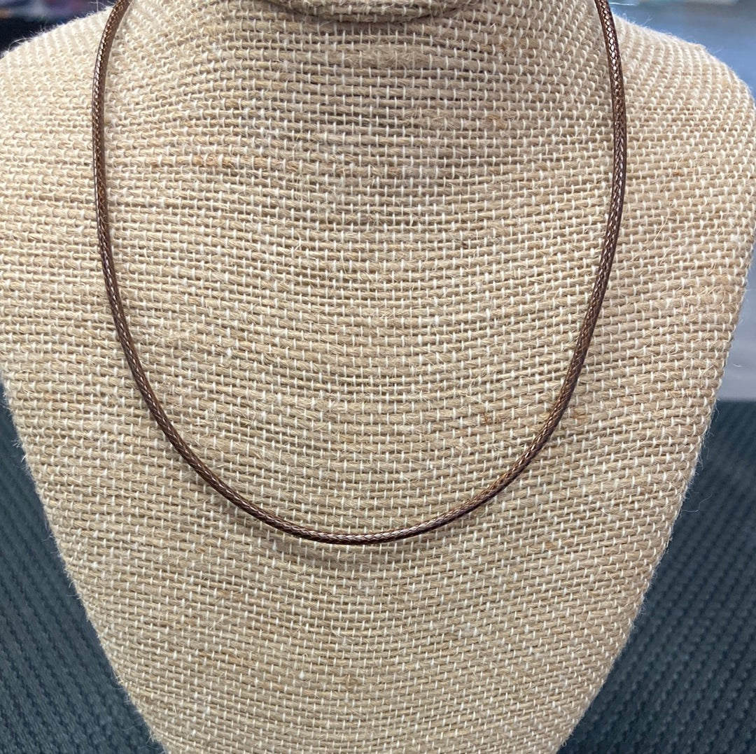 Necklace 20" Waxed Cord