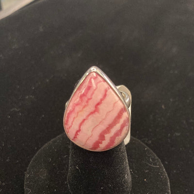 Rhodochrosite Sterling Silver Ring