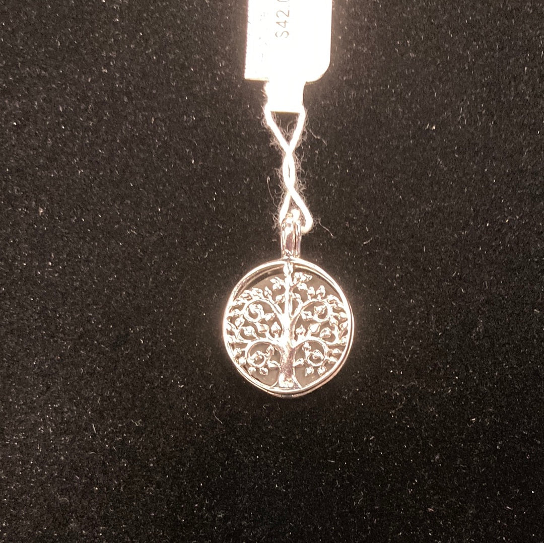 Tree of Life Sterling Silver Locket Pendant Aromatherapy