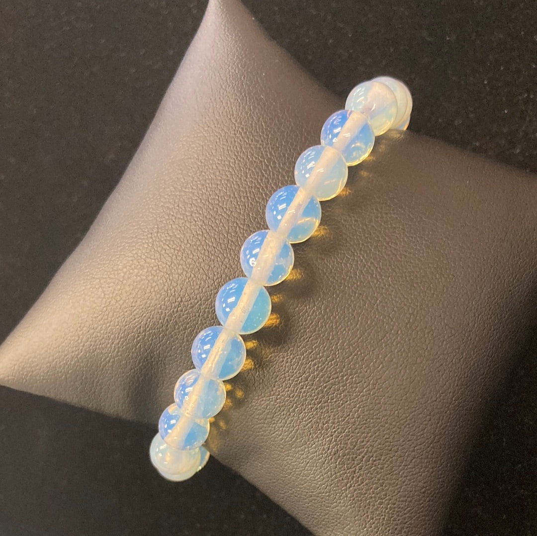 Opalite 8mm Bead Bracelet