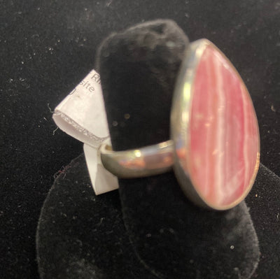 Rhodochrosite Sterling Silver Ring