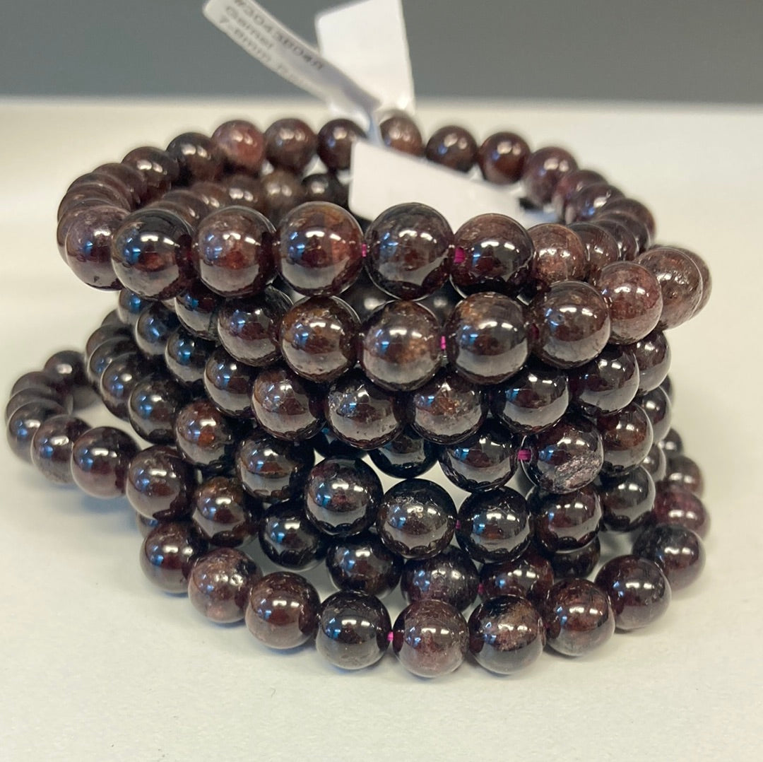 Garnet Bracelet 8mm