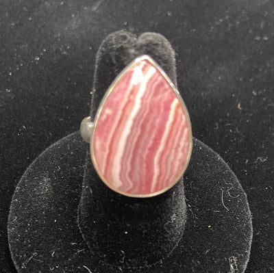 Rhodochrosite Sterling Silver Ring