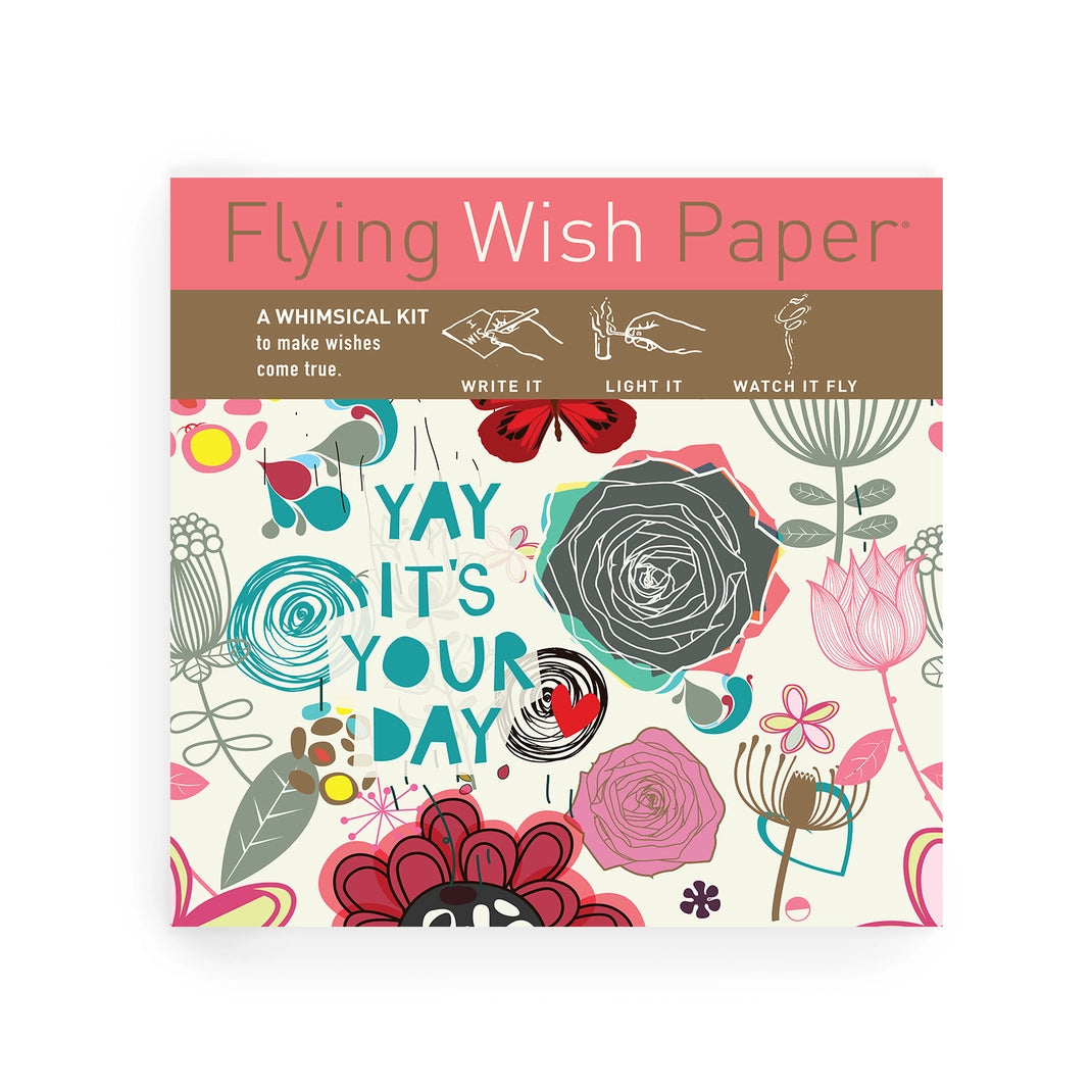 It's Your Day Mini Kit Flying Wish Papers - Write it, Light it, Watch It Fly!