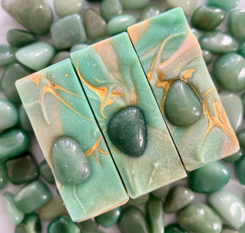 Lucky - Aventurine Namaste Crystal Soap