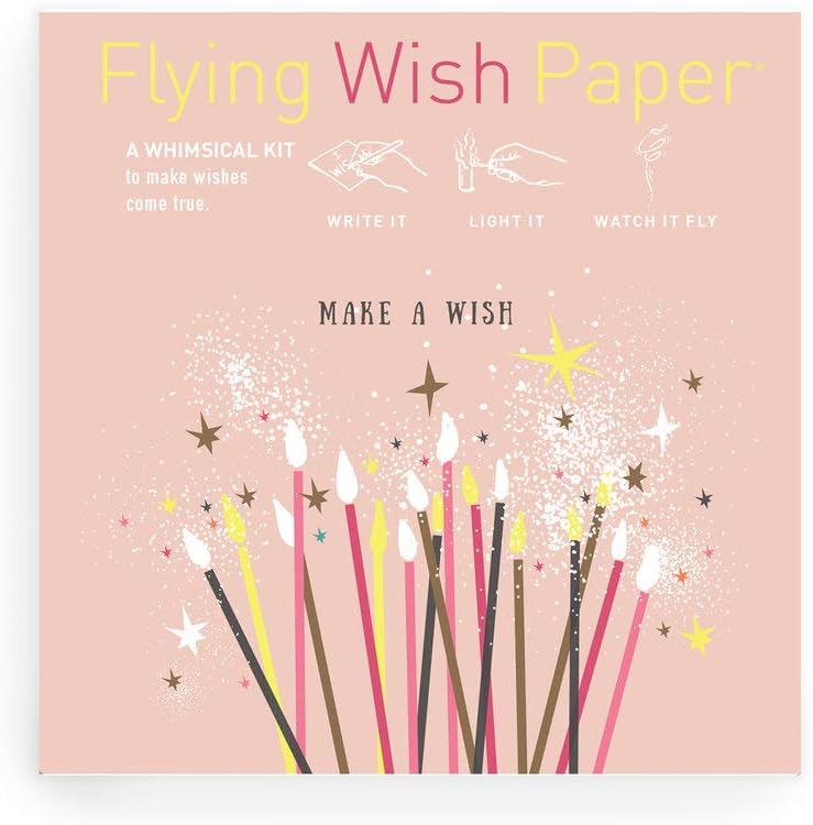 Make a Wish Mini Kit Flyiing Wish Papers - Write it, Light it, Watch It Fly!