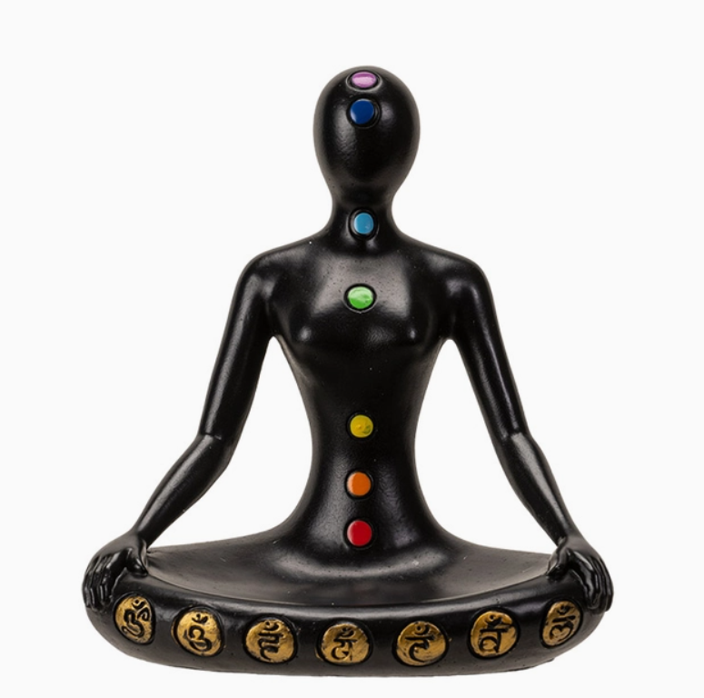 Meditational Chakra Yoga Candleholder