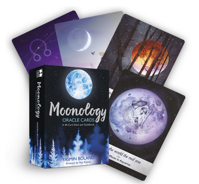 Moonology Oracle: A 44-Card Deck and Guidebook by Yasmin Boland