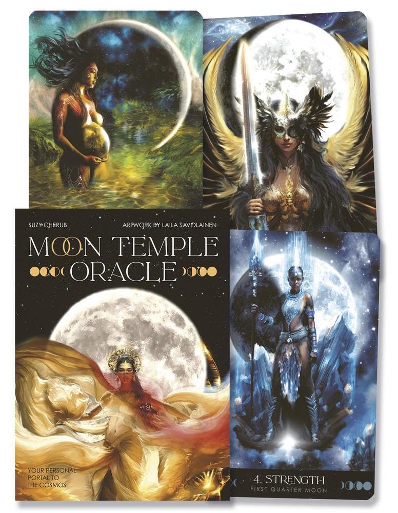 Moon Temple Oracle by Suzy Cherub and artwork by Laila Savolainen