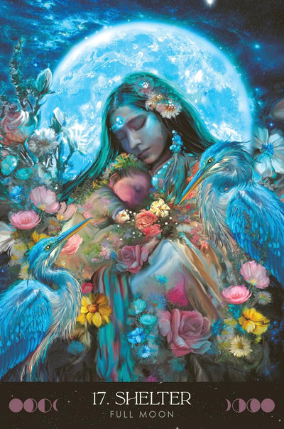 Moon Temple Oracle by Suzy Cherub and artwork by Laila Savolainen