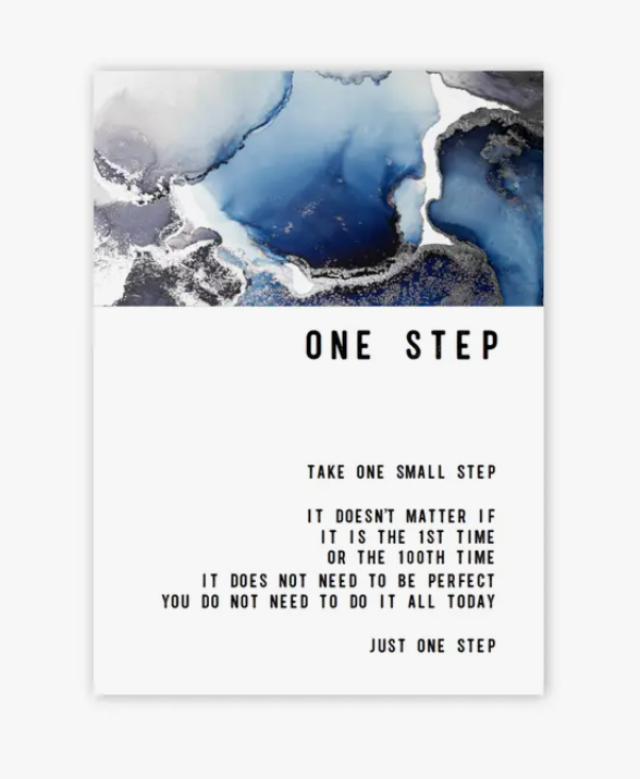 One Step Greeting Card
