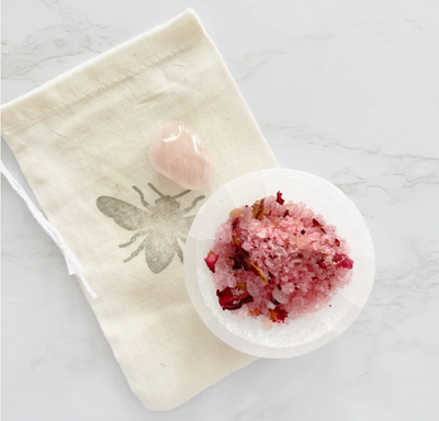 Peaceful- Rose Quartz Namaste Herbal Bath Soak