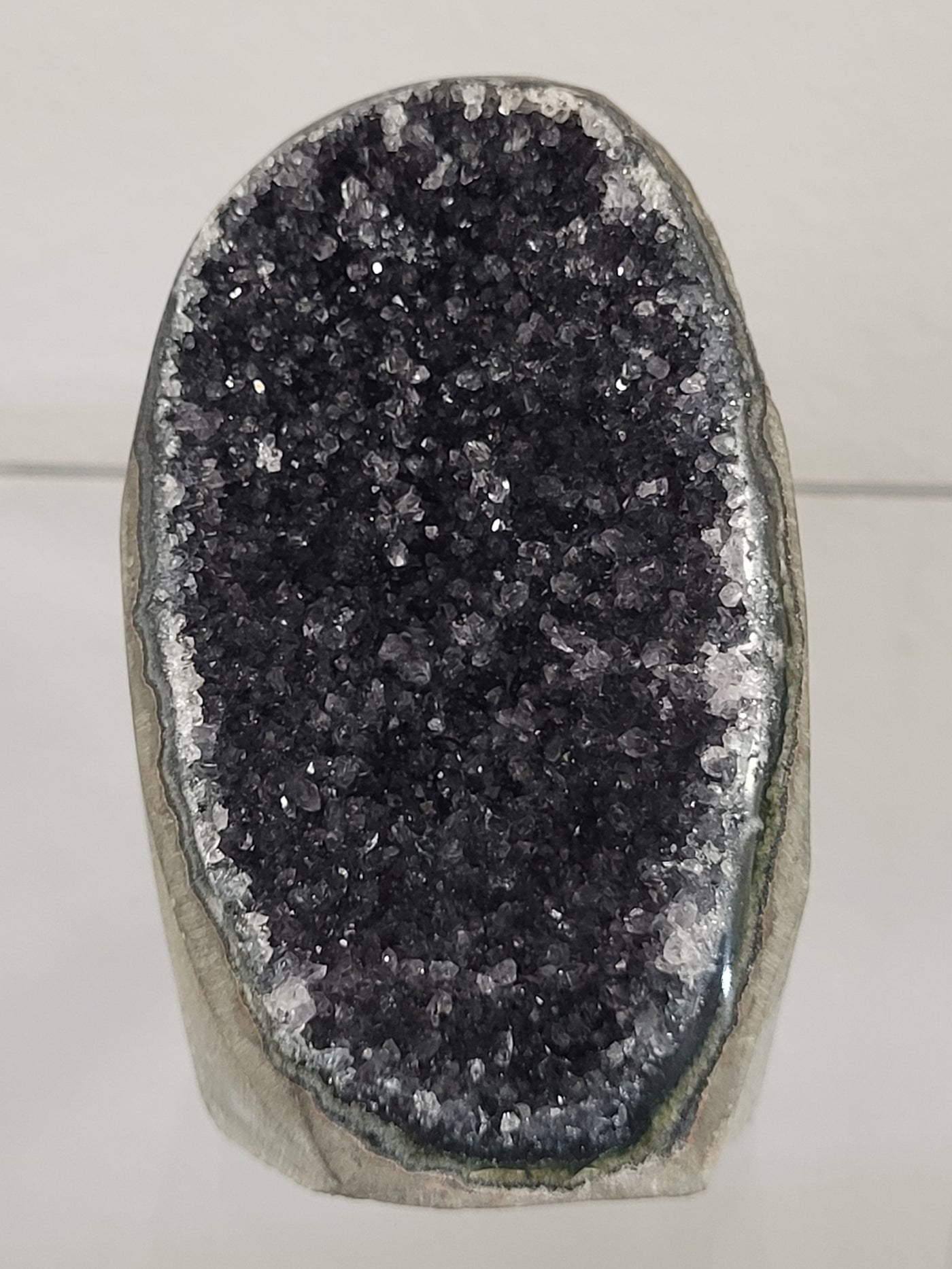 2.3" Black Amethyst Geode