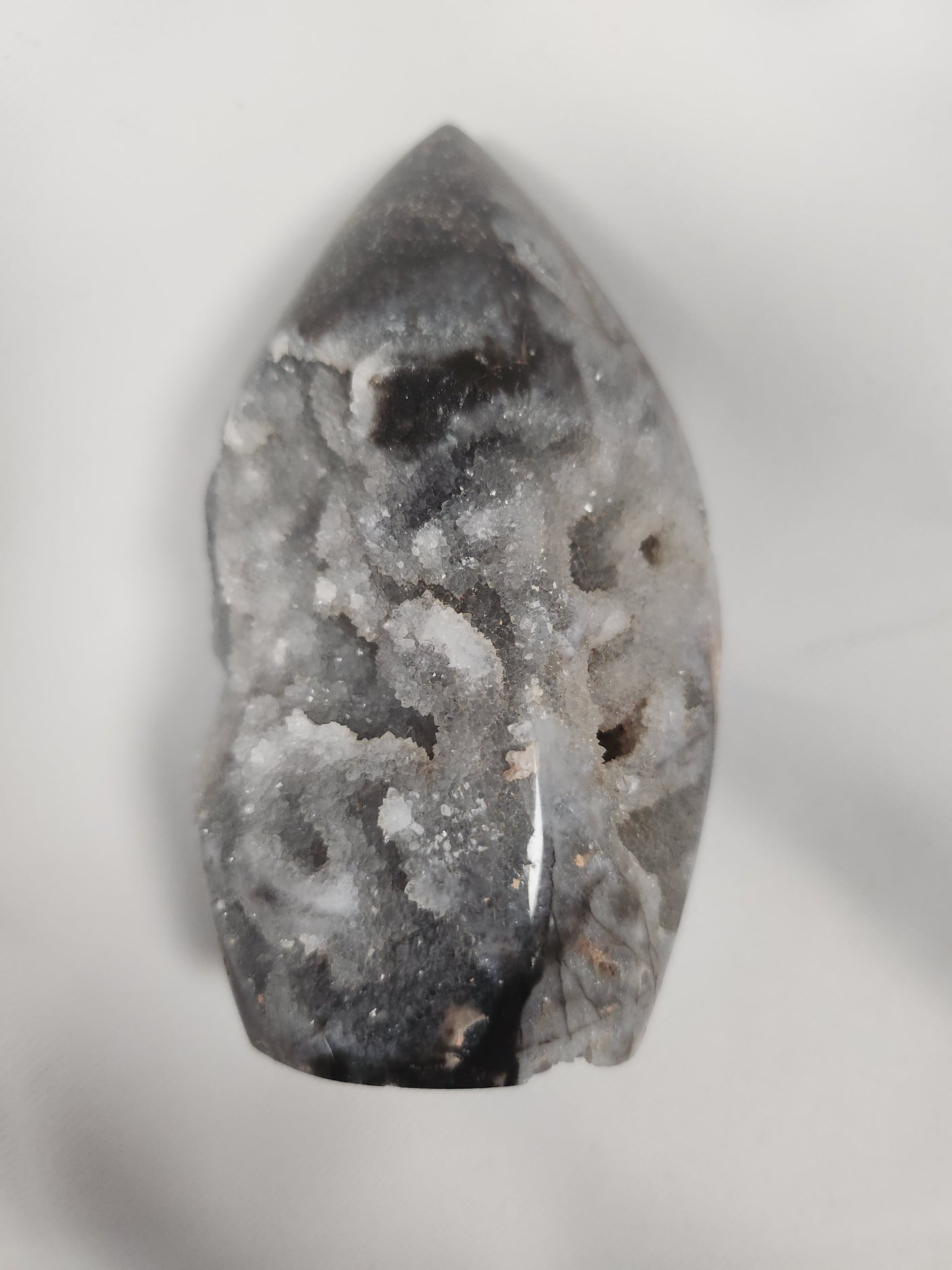 Sphalerite Druzy Point Tower 3.65"