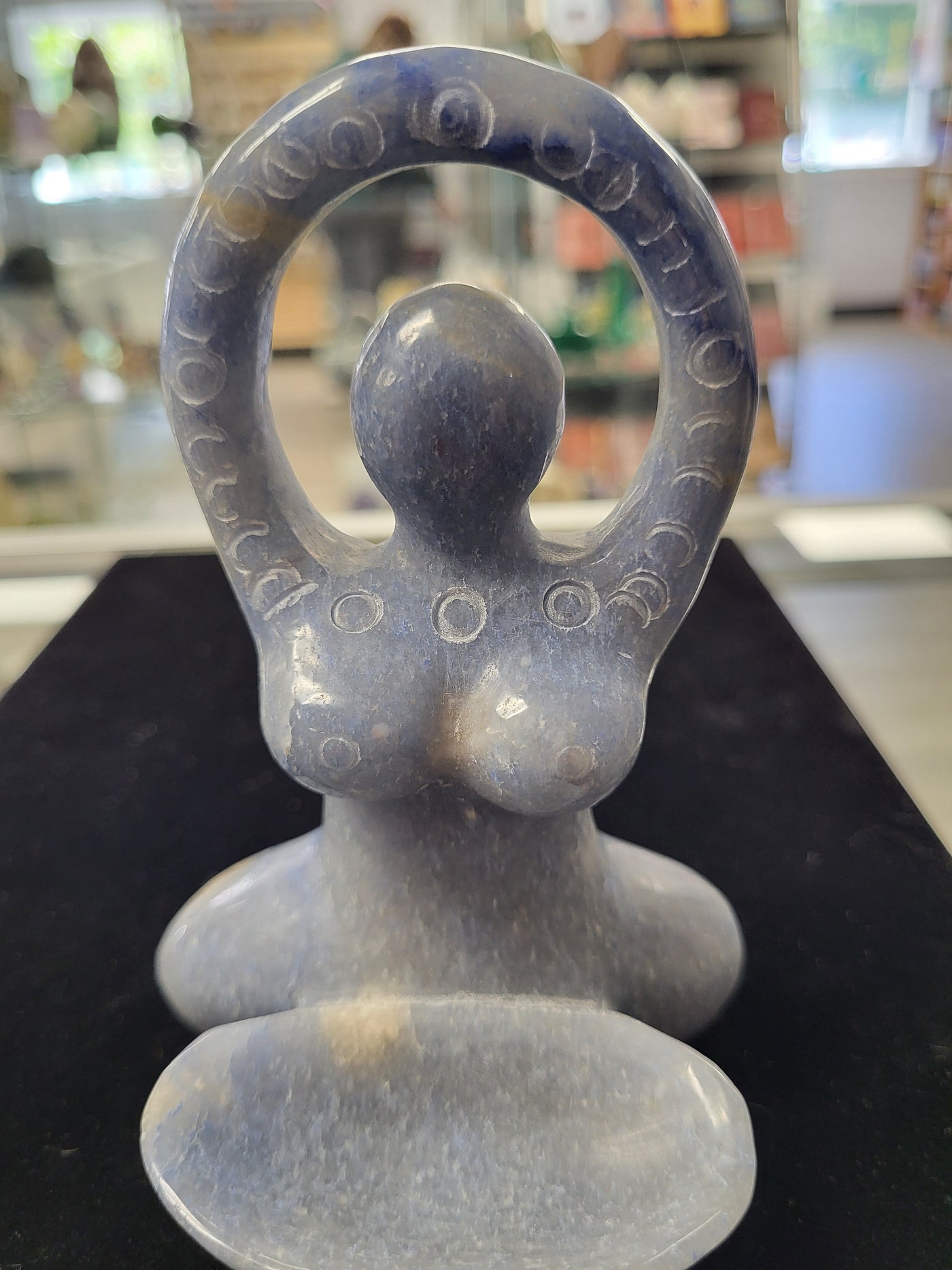 Blue Quartz Moon Goddess