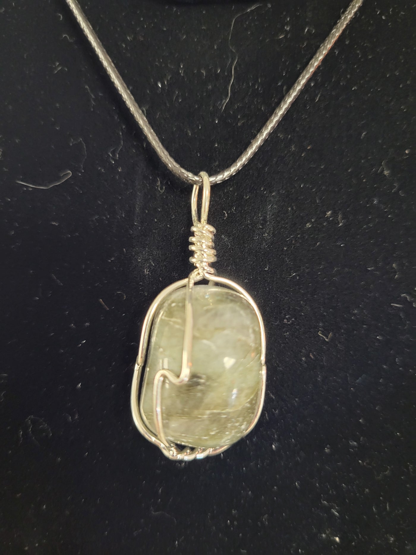 Labradorite Wire Wrap Pendant & Necklace