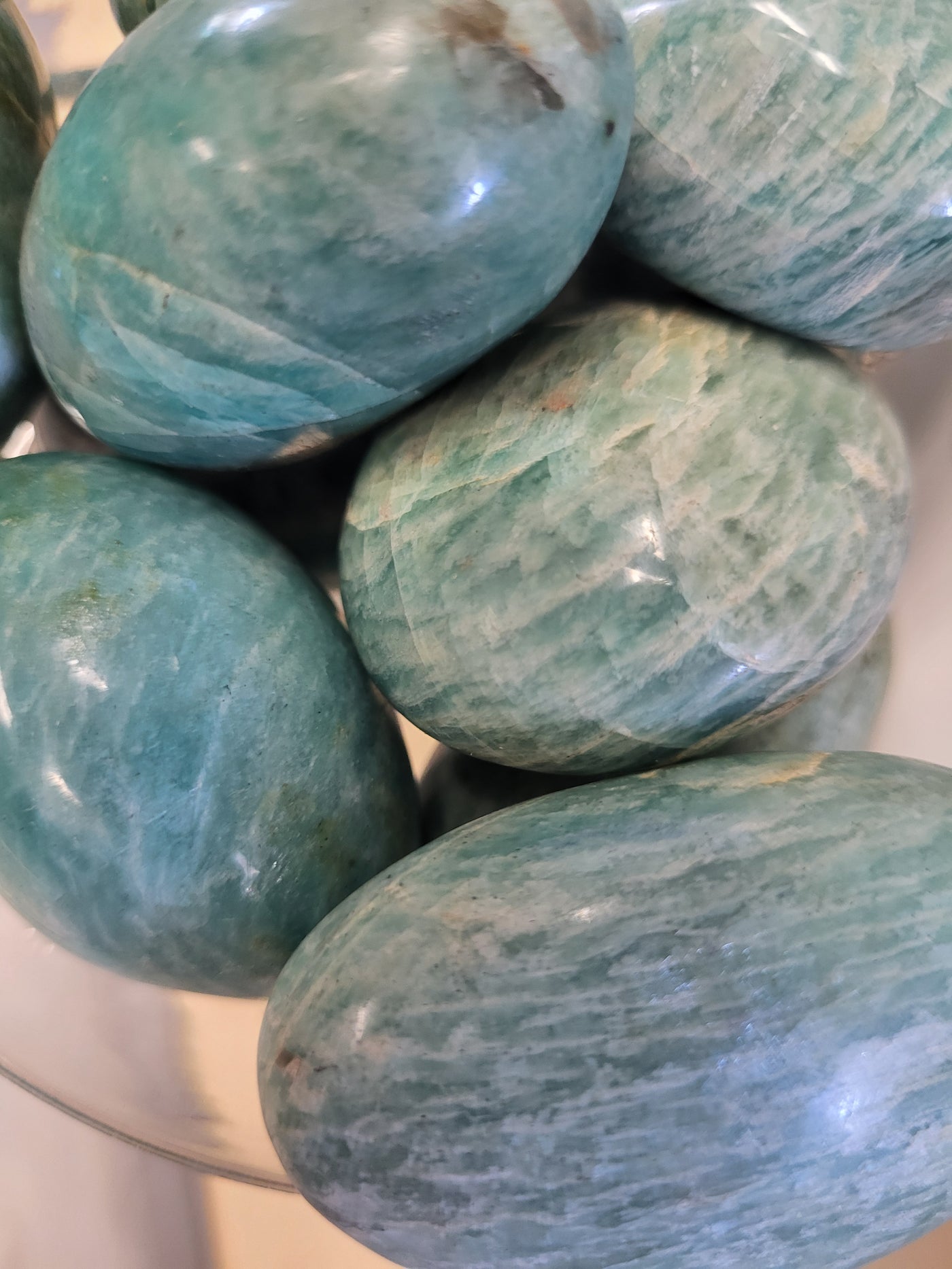 Amazonite Palm Stone