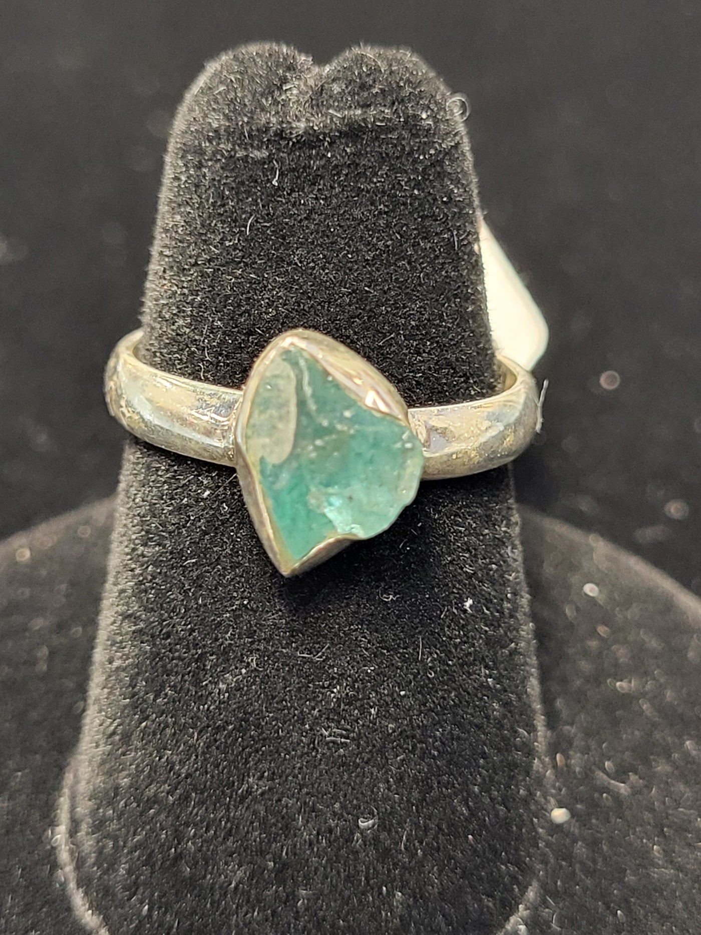 7 Apatite Freeform Ring 925 Sterling Silver Size 7