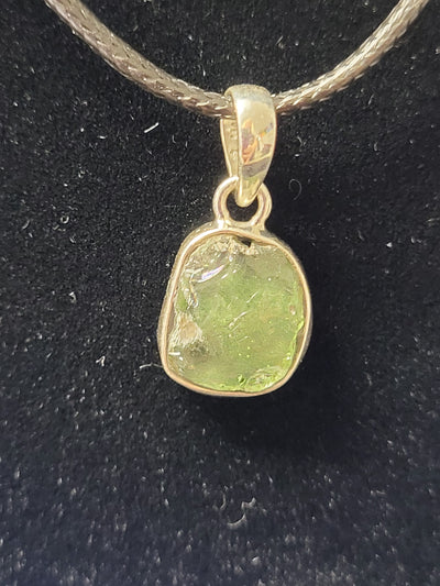 Moldavite Sterling Silver Pendant 1.82g