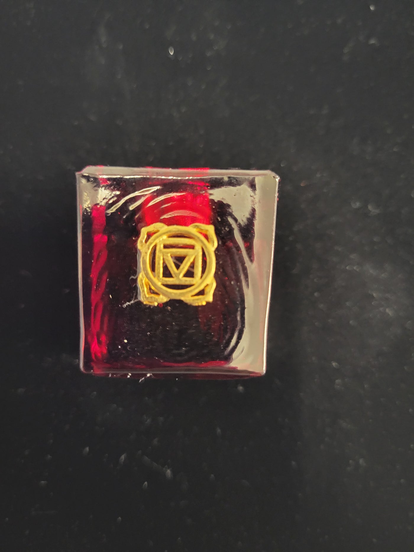 Root Chakra Mini Candle Holder -Glass