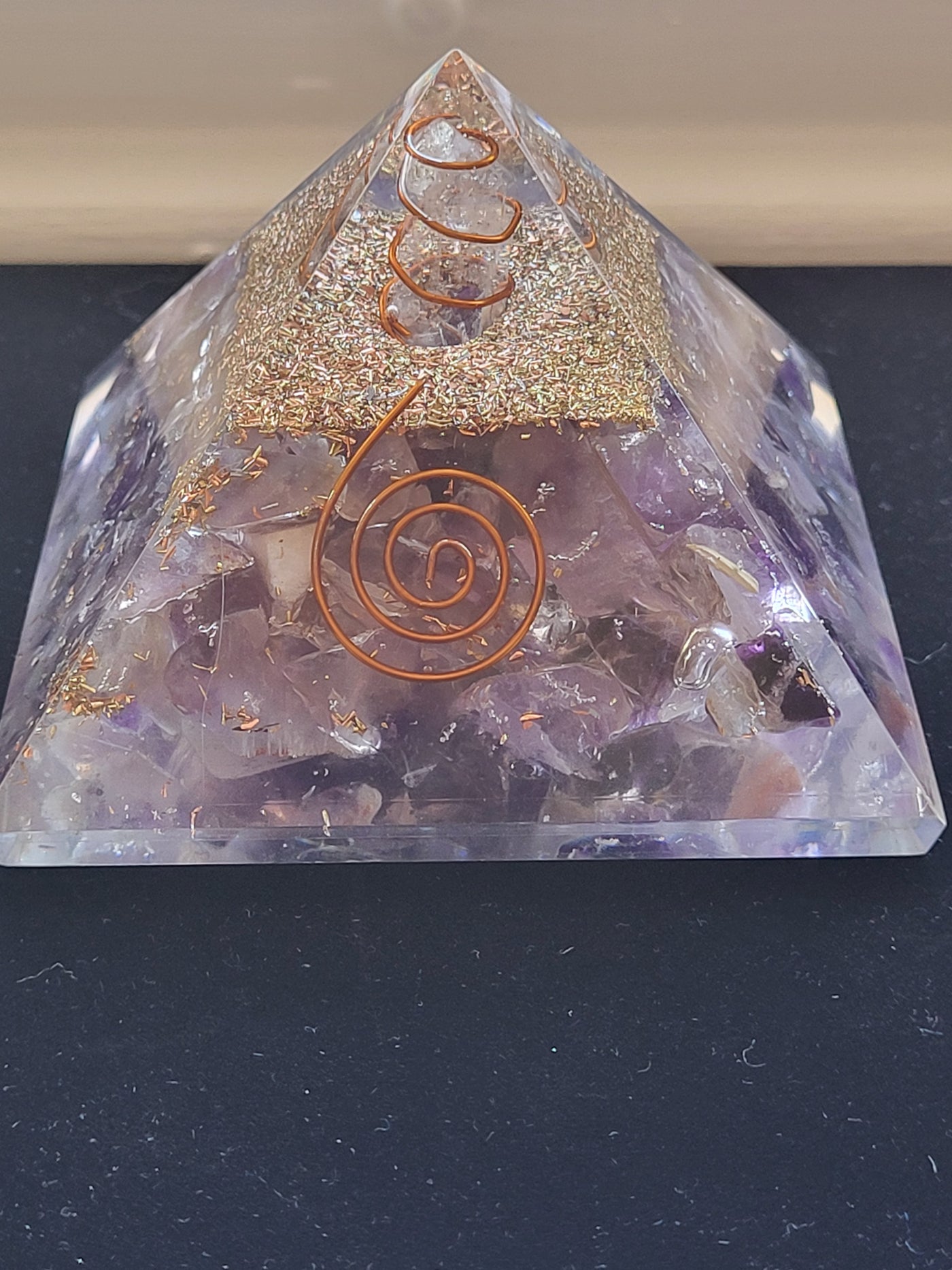 Orgonite Amethyst Pyramid