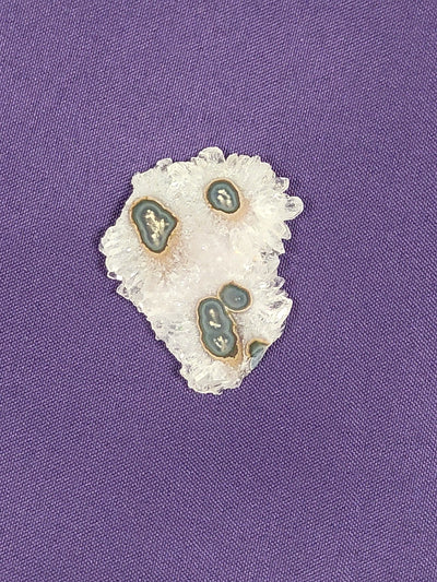 Druzy Geode Slice Natural Raw Edge Polished Sides