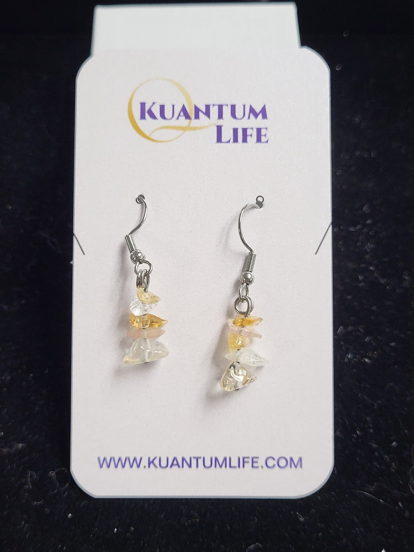 Citrine Chip Earrings