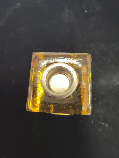 Solar Plexus Chakra Mini Candle Holder -Glass