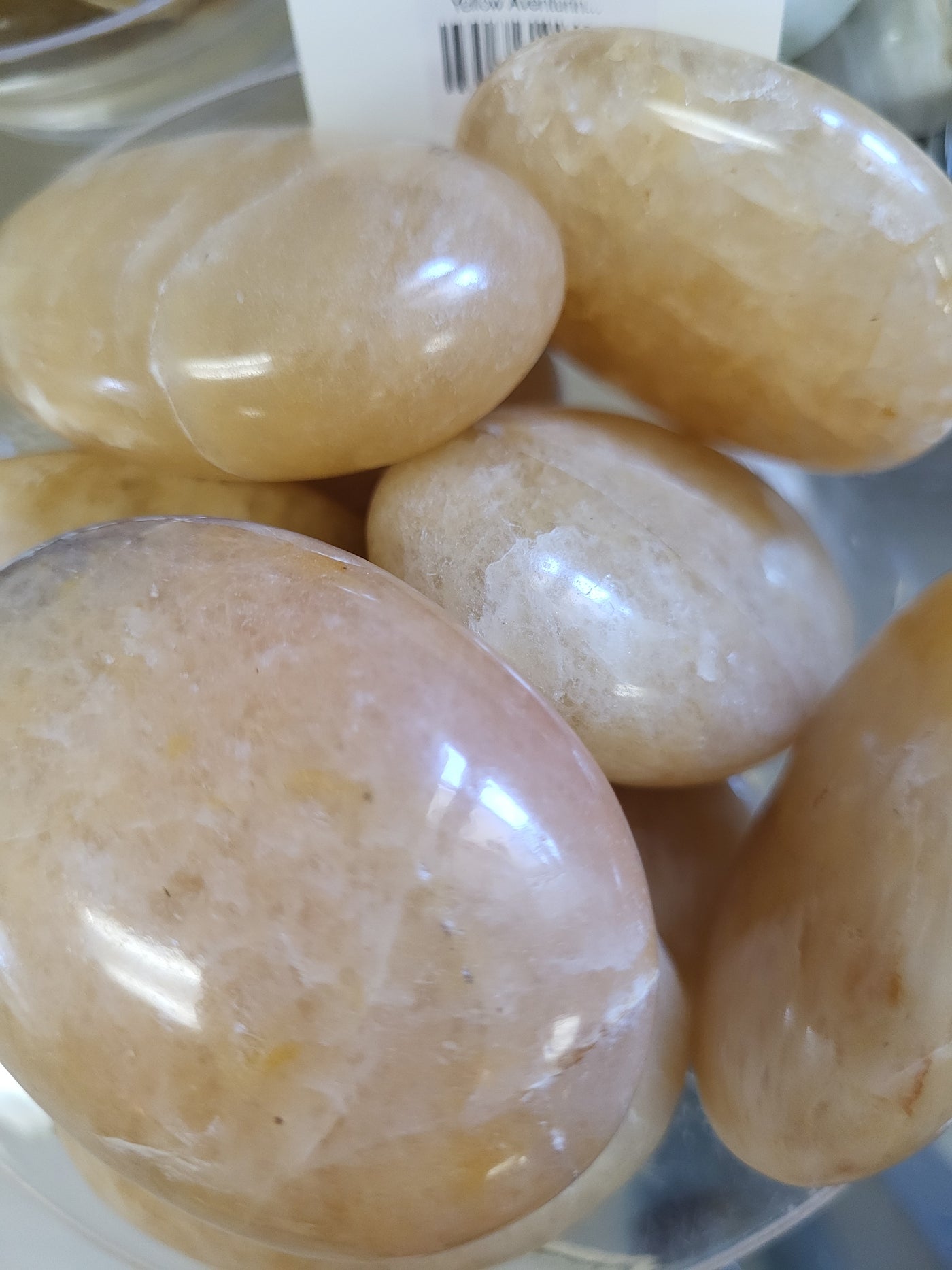 Yellow Aventurine Palm Stone