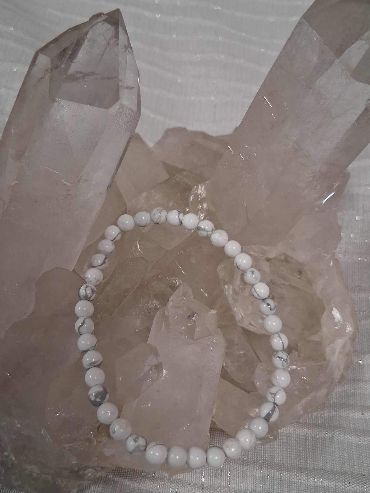 Howlite Bead Bracelet Bead 4mm