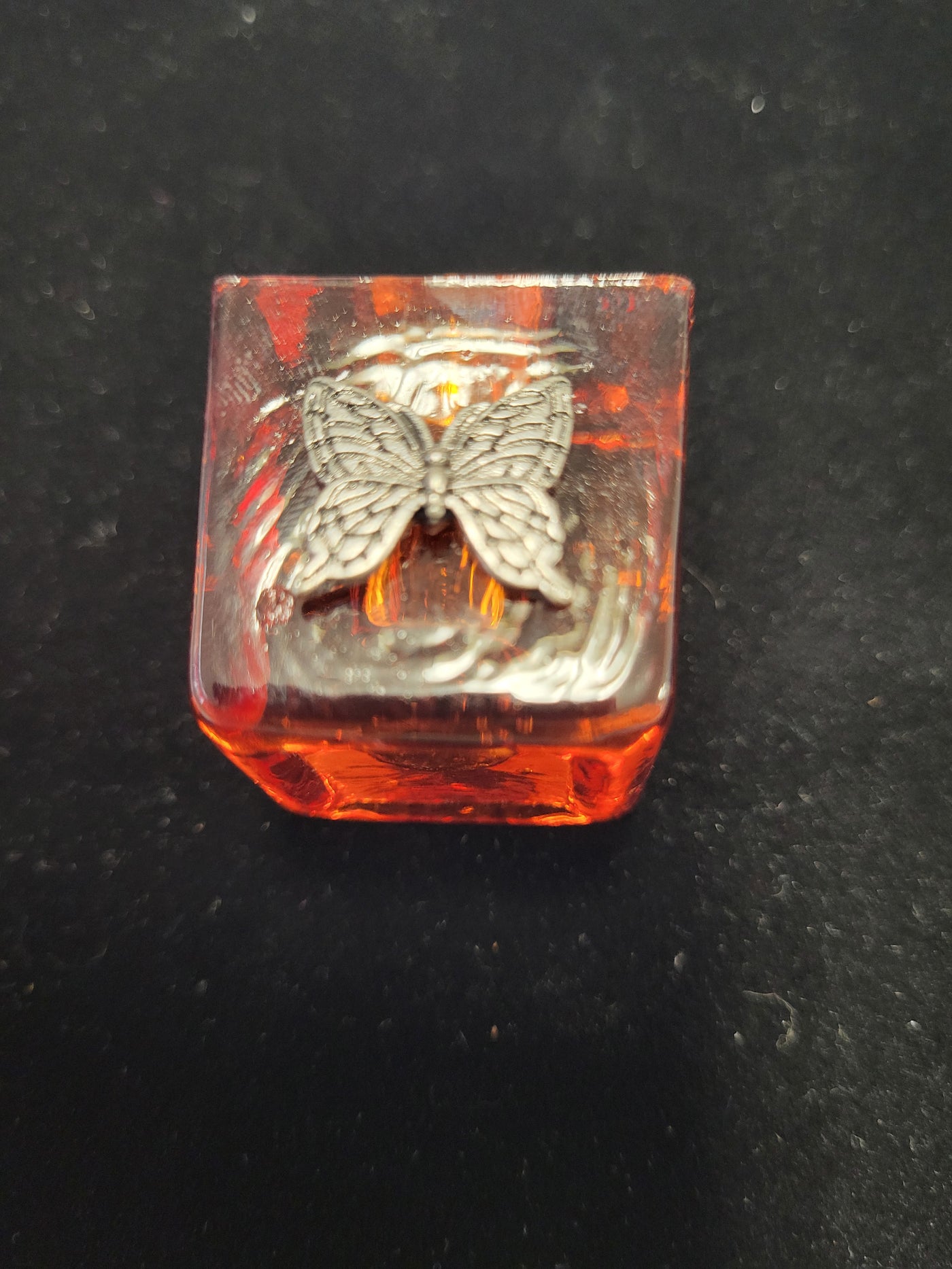 Butterfly Mini Candle Holder -Glass