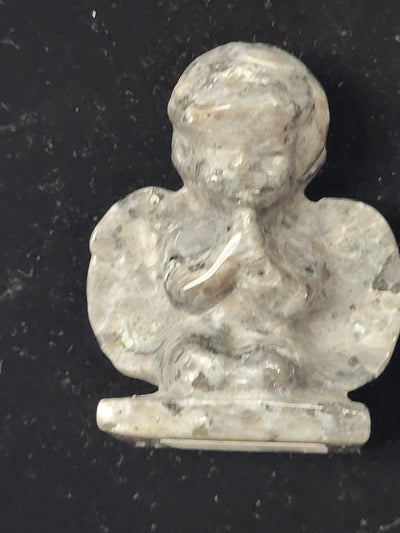 Cherub Larvikite Figurine 2.68"